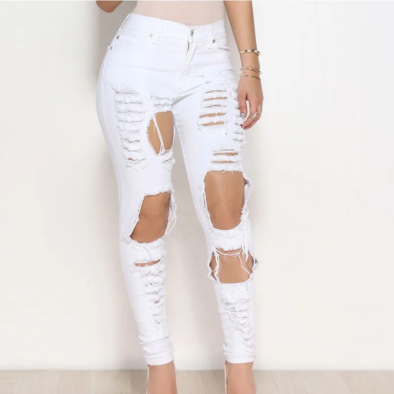 Online Get Cheap Ripped White Skinny Jeans Women -Aliexpress.com ... Online Get Cheap Ripped White Skinny Jeans Women -Aliexpress.com ...