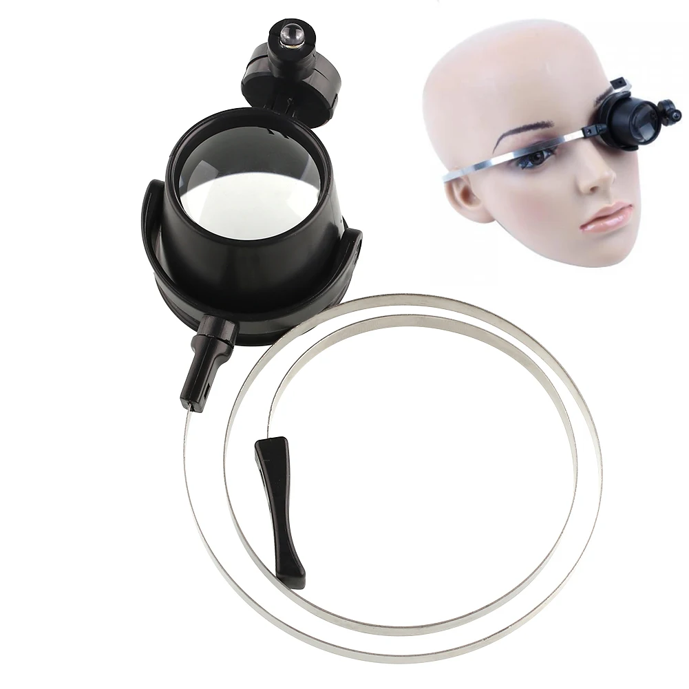 

New Portable 15X Head Band Eye Led Magnifier Loupe Jewelers Circuit Magnifying Glass Watchmakers Head-mounted Drop Shipping