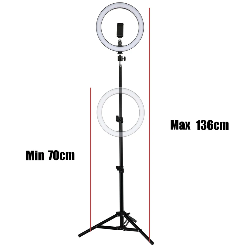 LED Selfie Ring Light 12W Photo Studio Photography Photo Fill Ring Lamp with Tripod for Yutube Live Video Makeup Novelty LED Selfie Ring Light 12W Photo Studio Photography Photo Fill Ring Lamp with Tripod for Yutube Live Video Makeup Novelty