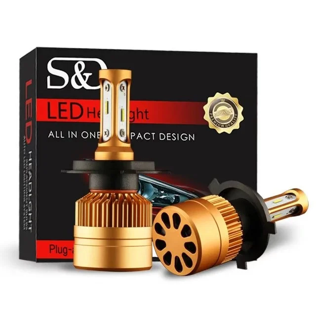 

Car LED Headlight 50W 8000LM H1 H3 H4 H7 H8 H11 9005 HB3 9006 HB4 H27 with Philips Chips 6000K 12V Headlamp Cars Light Bulb
