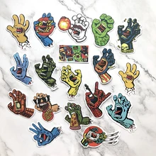 18pcs/lot Cool Santa Cruz stickers for Notebook Laptop Stickers Toy PVC Waterproof Suitcase decals 1000 cool stickers