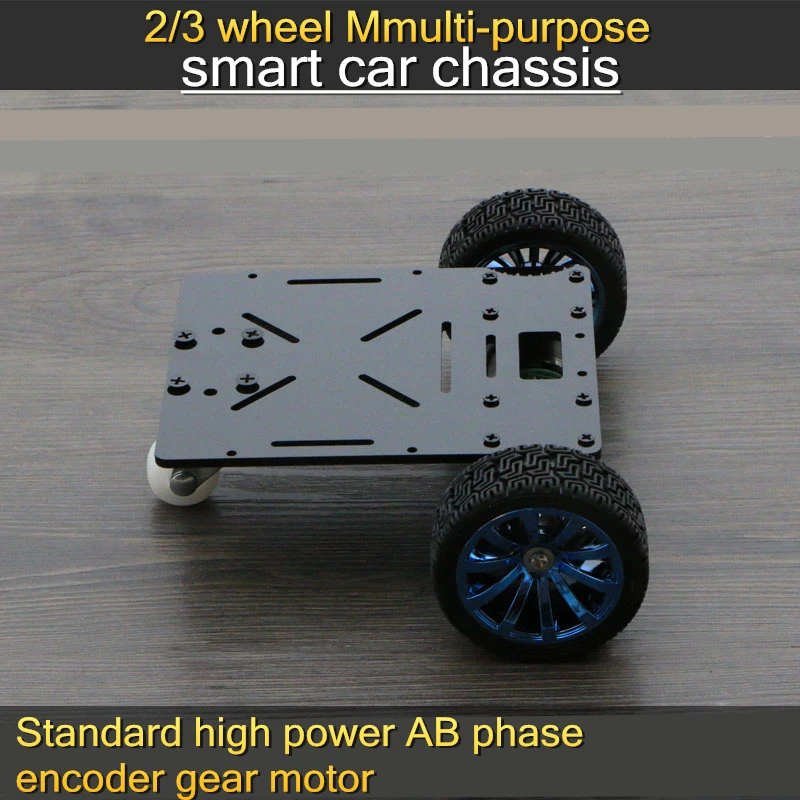 

Smart car chassis, high power encoder gear motor,speed detection,patrol,obstacle avoidance, remote control, robot