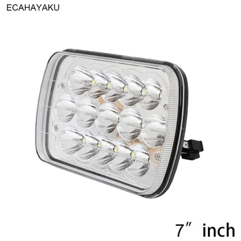 

7 inch Car LED Work Light Bar 12V 45W Seal Beam High Power 15x3W Spot Driving Lamp For Jeep 4x4 Off-road Trucks Tractor ATV SUV