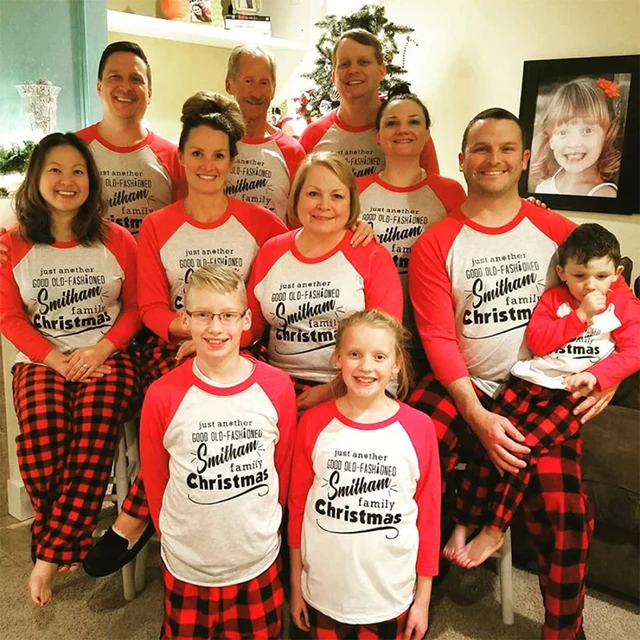 2018 Christmas Pajamas Family Father Son Matching Clothes Mum And 2018 Christmas Pajamas Family Father Son Matching Clothes Mum And Daughter Christmas Clothes Couple Matching Christmas Pajamas - 2018 Christmas Pajamas Family Father Son Matching Clothes Mum And