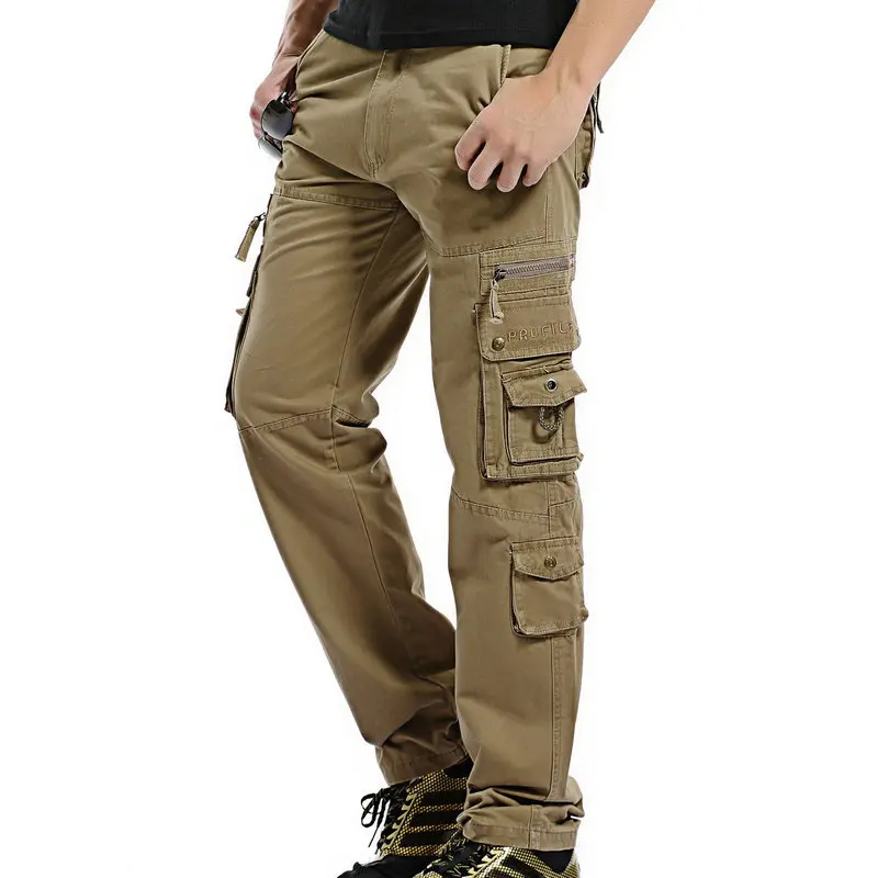2020 Hot Tactical Mens Cargo Pants Cotton Casual Military Men Pants Solid Pantalon Homme 2020 Hot Tactical Mens Cargo Pants Cotton Casual Military Men Pants Solid Pantalon Homme