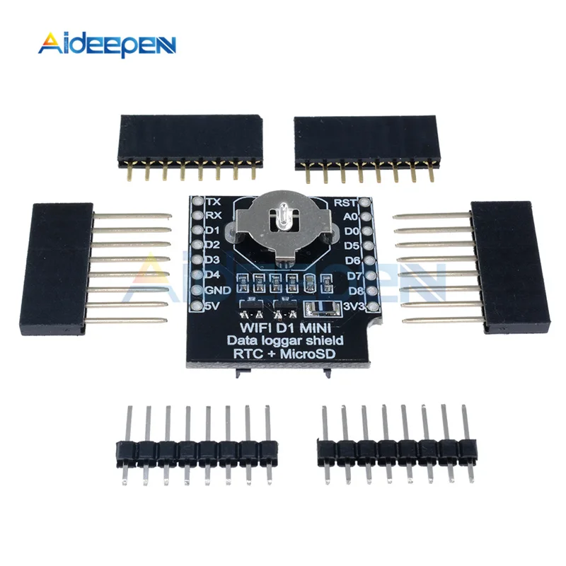 1 комплект для Wemos D1 Mini часы в режиме реального времени фотография и RTC DS1307 Micro SD