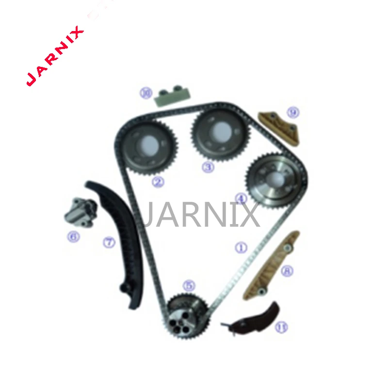 

Engine Timing Chain Kit For Ford Quanshun V348 2.4L - Full set JX4D24A4L
