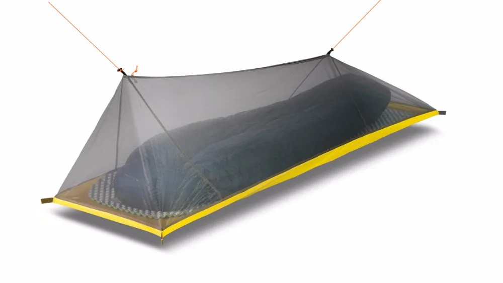 Acampamento ao ar Barraca de Malha para a Pesca Net para a 260g Ultraleve Livre Tenda Verão 1 Única Pessoa Corpo Aberturas Interior Tenda Mosquito Pesca Turista 5 Cheap Barracas
