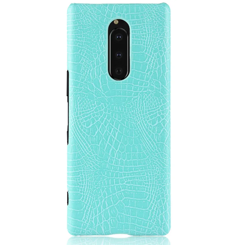 Для sony Xperia 1 чехол Роскошный pu кожаный чехол для sony Xperia 1 J8110 J8170 J9110 чехол для телефона оболочка 6,5 дюймов для sony 1 - Цвет: Green