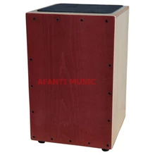 Afanti Music Basswood / Birch Wood / Natural Cajon Drum (KHG-166)