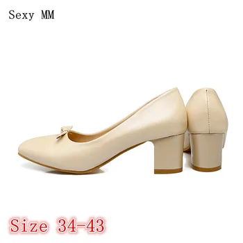 

High Heels Women Pumps Ladies High Heel Shoes Stiletto Woman Party Wedding Shoes Kitten Heels Plus Size 34 - 40 41 42 43