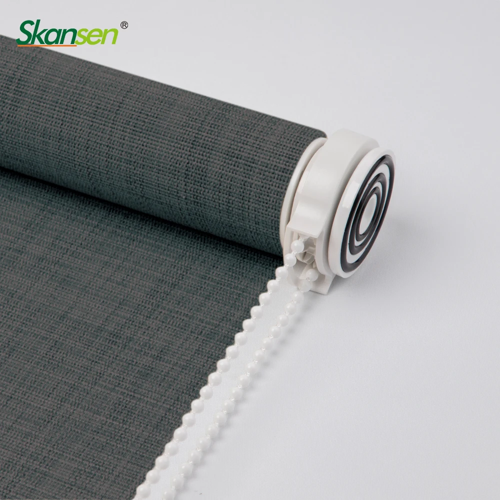 

Skansen Sunscreen Fabric Linen Sun-Shading Anti UV Protection tension Roller Shade Heat Insulation Sun-Shading Window for Living