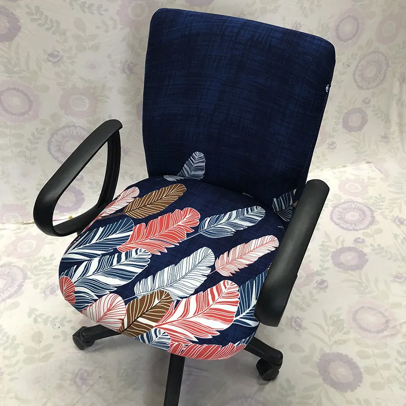 Горячая Распродажа, современный офисный чехол на компьютерное кресло, эластичный спандекс, офисный, Анти-пыль, универсальный чехол для кресла, съемный чехол для стула - Цвет: yicai