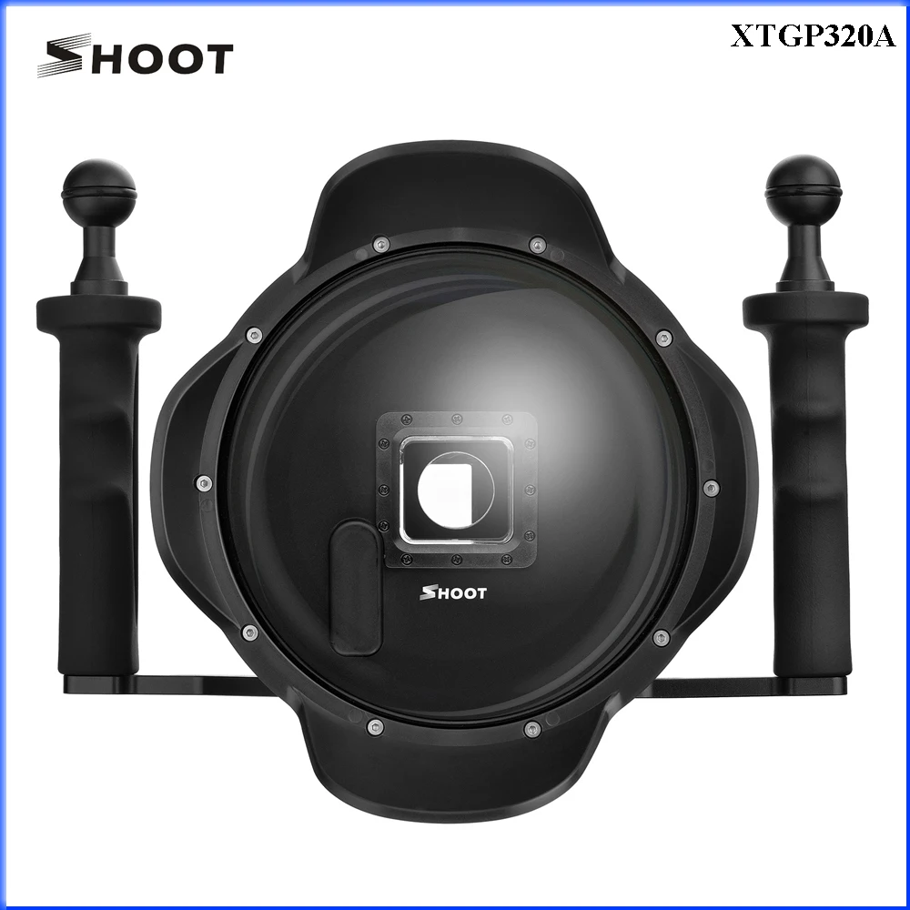 

SHOOT 6 inch GoPro Dome with extra LCD screen holder & handheld stabilizer for GoPro Hero 3+/4 Go pro Accessories XTGP320A