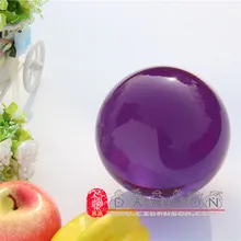 10 см фиолетовый свет кристалл Волшебный акрил шар для фокусов(650 г 100 мм