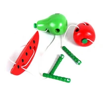 1 PCS Educational Wooden Toys Fruit Toys Teaching Aid Gift Educational Wooden Toys Learning Toys For Children Christmas Gift