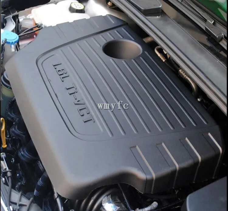 

For 2012 2013 2014 2015 2016 2017 Ford Focus 1.6L Car Engine Cover Engine Bonnets Upper Cover Accessories