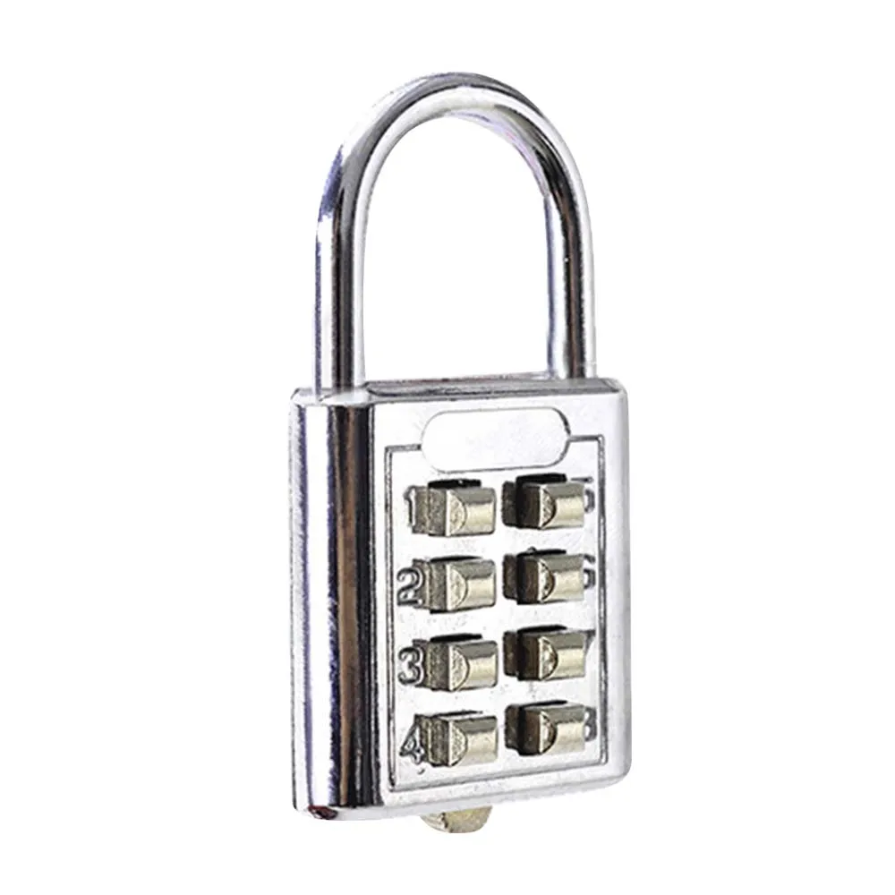 

High Quality Padlock Metal Lock Digit Combination Password Secret Code for Gym Outdoor Locker Case Copper Stainless Steel