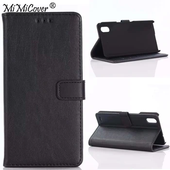 

30pcs/lot For Kyocera Android One X3 Wallet Case Retro Crazy Horse Stand Leather Case With Card Slots For Kyocera Android One X3