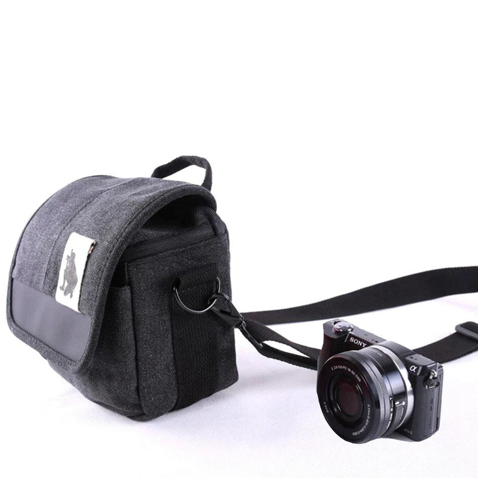 Canvas Camera Shoulder Bag Case For Sony RX100 II III IV V M3 M4 DSC
