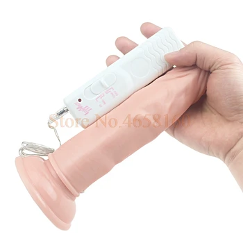 Big Thick Dildo Vibrator Suction Cup Vibrating Cock Realistic Huge Penis Men's Anal Dildo Vibrator G-spot Sex Toys for Women 4