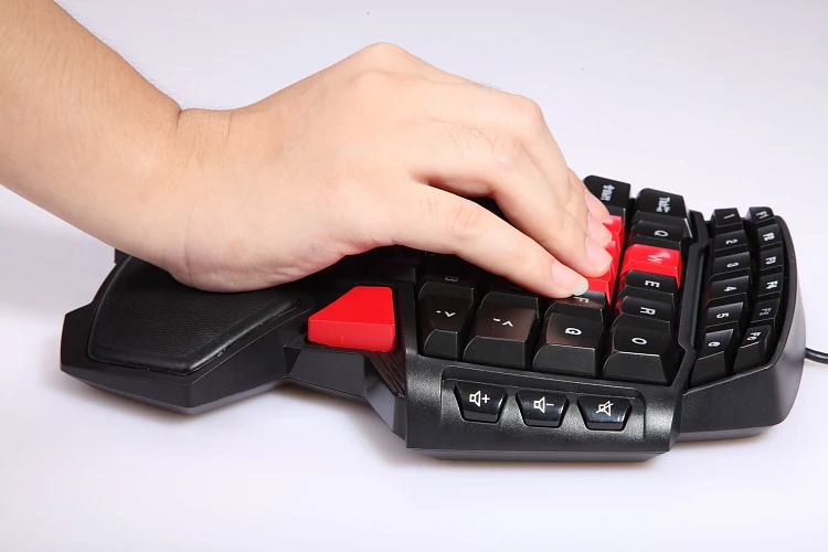 T9 игровая клавиатура с одной рукой профессиональная клавиатура|gaming keyboard led|keyboard
