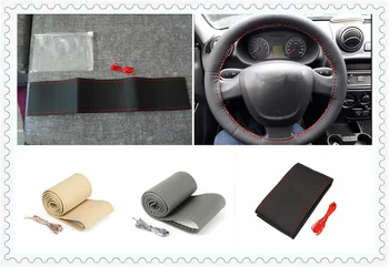 

Universal car parts hand sewing steering wheel cover 36 38 40CM for Jeep Renegade SAHALA