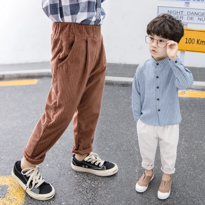 

3-7 - year old children's spring wear corduroy pants