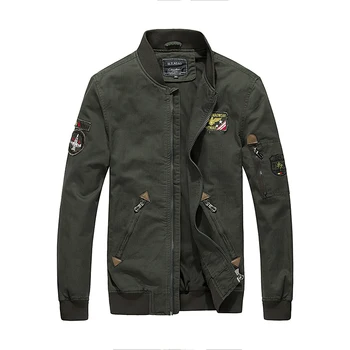 

2016 New arrival men jacket high quality US military style army jacket men pilot ma1 bomber jacket coat embroidery outerwear