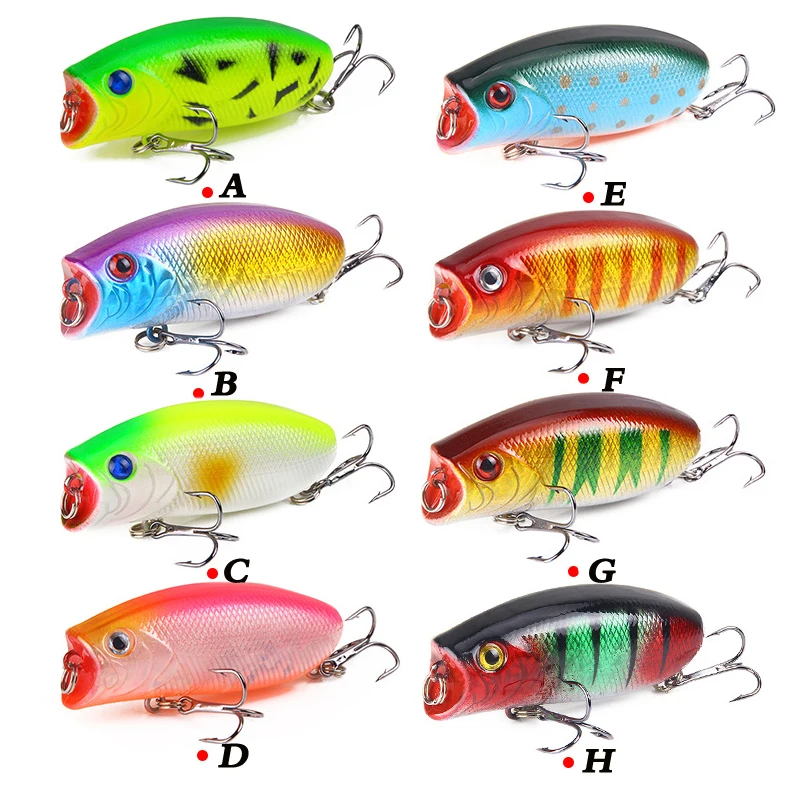 1 шт. 11 г 5,5 см большой Поппер рыболовные приманки 3D глаза приманка Topwater Crankbait Воблеры снасти попперы Leurre