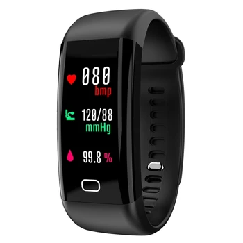 

Haweel Smart Wrist Band Heart Rate Blood Pressure Oxygen 0.96'' OLED Smart Bracelet Wristband Swimming Waterproof IP68