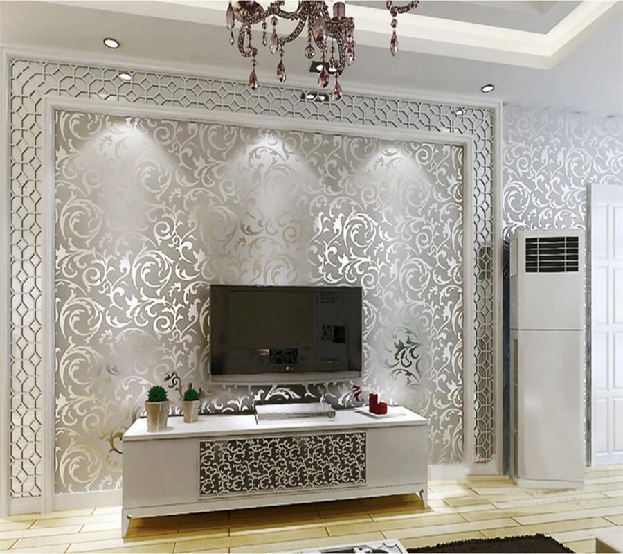 Beibehang European living room bedroom sofa TV background wallpaper bedroom KTV flash gold foil silver foil metal 3d wallpaper Beibehang European living room bedroom sofa TV background wallpaper bedroom KTV flash gold foil silver foil metal 3d wallpaper