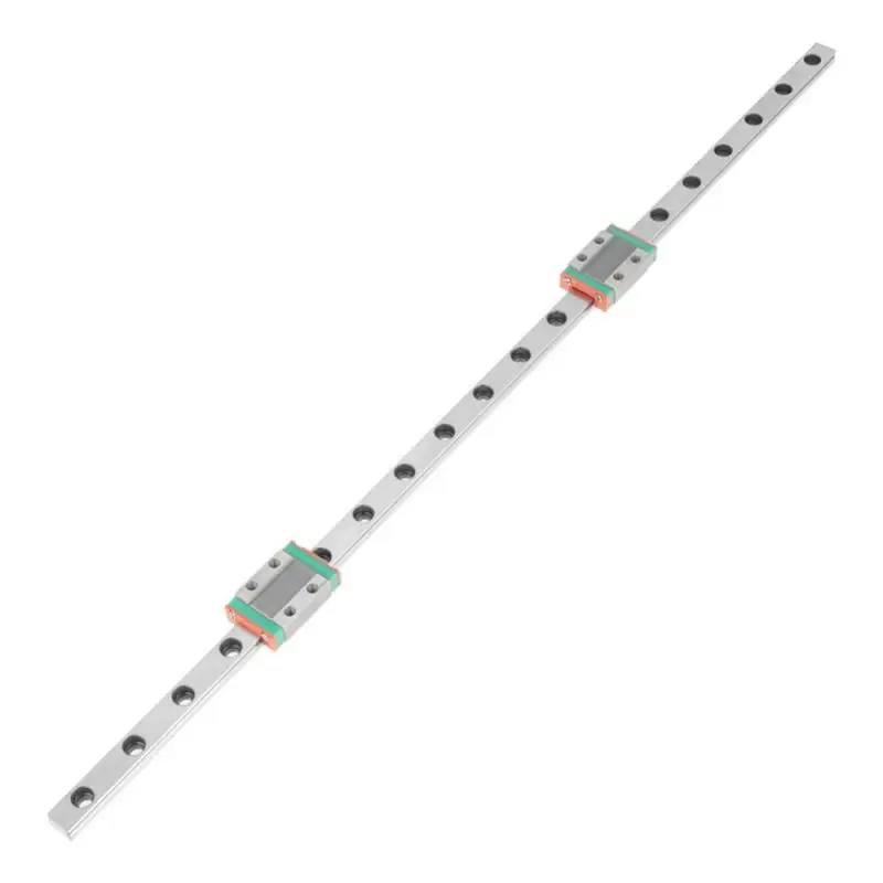 

400mm LML9B Miniature Linear Rail Guide Rail 9mm Width with 2pcs Slide Blocks Tools Accessory