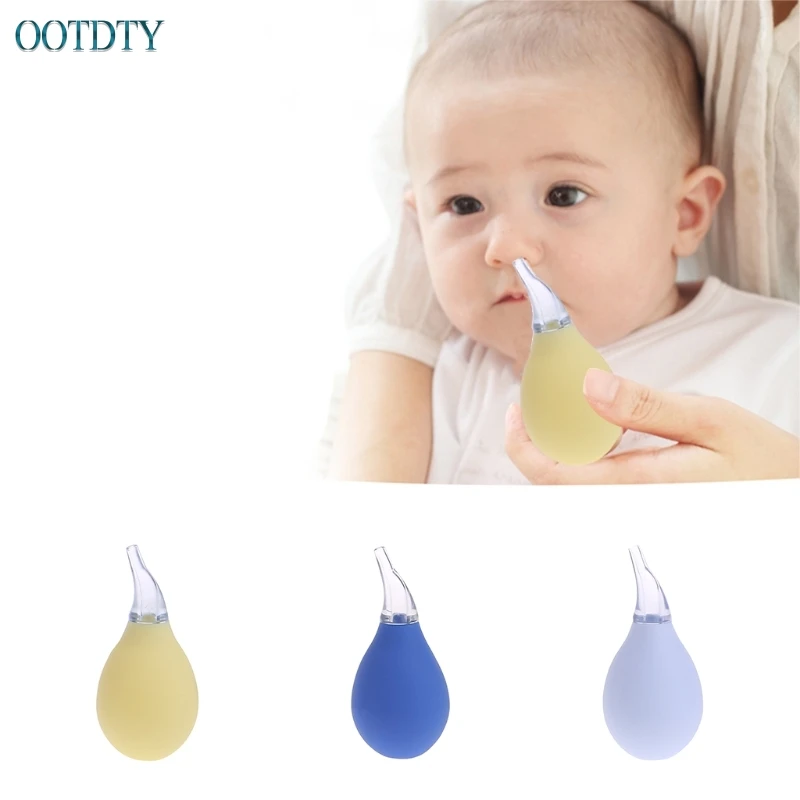 

Health Baby Newborn Nasal Aspirator Suction Soft Tip Mucus Vacuum Runny Nose Cleaner #330