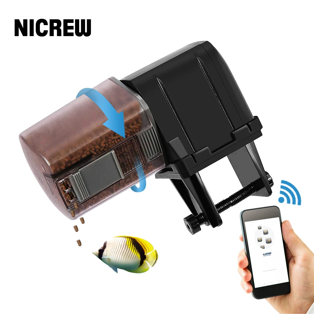 wifi automatic fish feeder