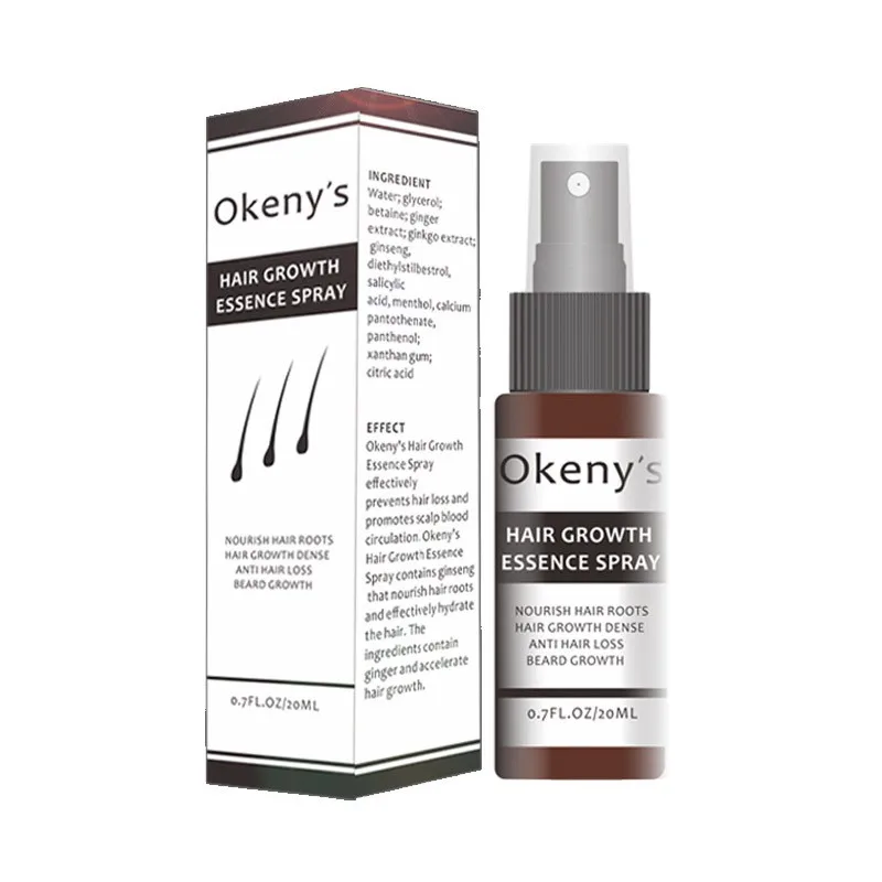 Okeny's Hair Essence спрей масло для роста предотвращающее облысение против выпадения волос уход за волосами питательное увеличение корней волос