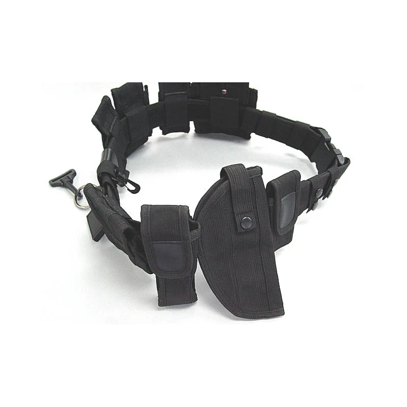 7in многофункциональный ремень безопасности полицейский охранник Универсальный Набор Тактический военный ремень с сумкой для инструментов сумка система для мужчин