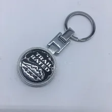 Car-Styling 3D Badge Emblem 4X4 Metal Keyring Keychain For Fiat Bmw Ford Honda volkswagen Audi Lada Key Rings Chain Car Styling