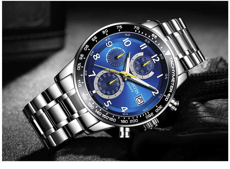 OCHSTIN мужские часы Топ бренд класса люкс Хронограф наручные часы Дата Военный Спорт Нержавеющая сталь мужские часы Relogio Masculino 6112
