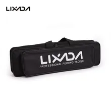Lixada Портативный чехол для рыболовной сумки, рыболовная удочка и катушка, дорожная сумка для переноски, переноска для рыболовной удочки, снасти, сумка для хранения, чехол-Органайзер