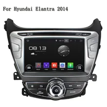 2 Din Android 5.1.1 Quad-Core Car Audio GPS Navigator Autoradio Motorized Detachable Automotivo Car DVD Player For Elantra 2014