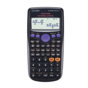 

Scientific Calculator Dual Power Calculadora Multifunctional Counter Calculating Machinelator 10 digits+2 lines display