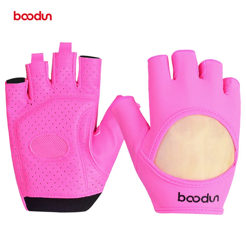 BOODUN New Women Cycling Gloves Half Finger Bike Bicycle Gloves Wear
