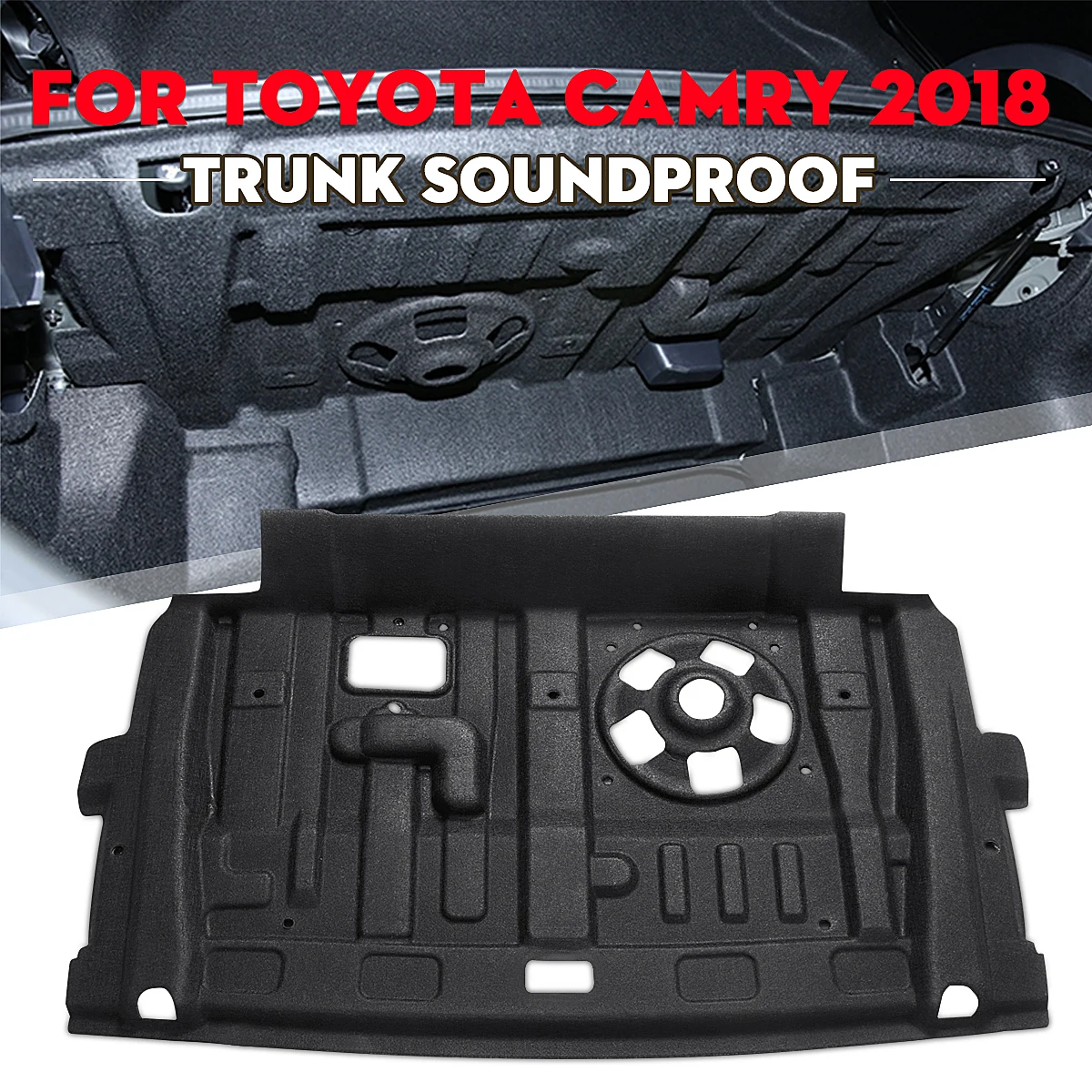 Для Toyota Camry Автомобильный задний багажник звукоизолированный хлопковый коврик звукоизолирующий защитный коврик