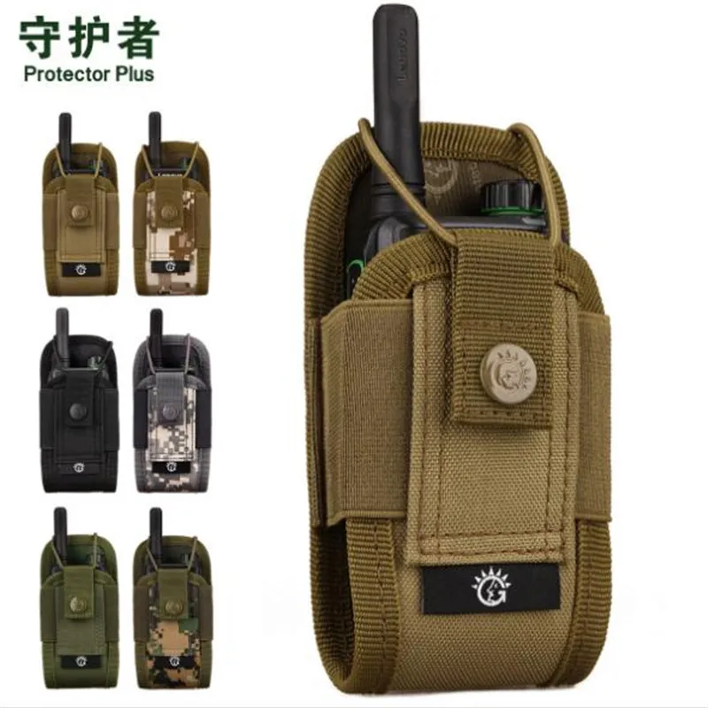 Сумка-протектор Walkie Talkie Plus A018 камуфляжная нейлоновая Тактическая Военная Сумка