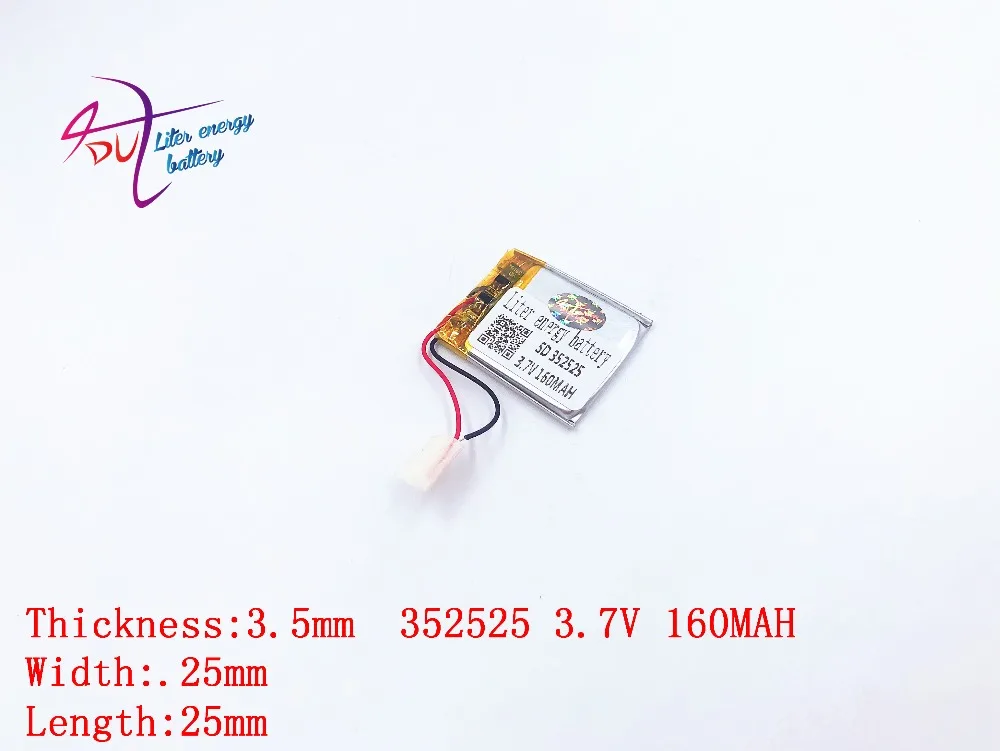 

best battery brand MP3 MP4 302525 3.7V 160MAH lithium Tablet polymer battery 352424 MP3 MP4 MP5 small toys GPS
