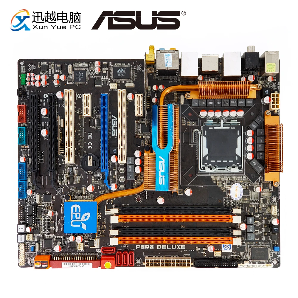Asus P5Q3 Deluxe/WiFi-AP Desktop Motherboard P45 Socket LGA 775 DDR3 16G SATA2 USB2.0 ATX