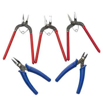 

1 Piece Red Handle Punching clamp/Flat Pliers/Positioning pincers/Hook forceps DIY Tools Findings Jewelry Making 12-16cm