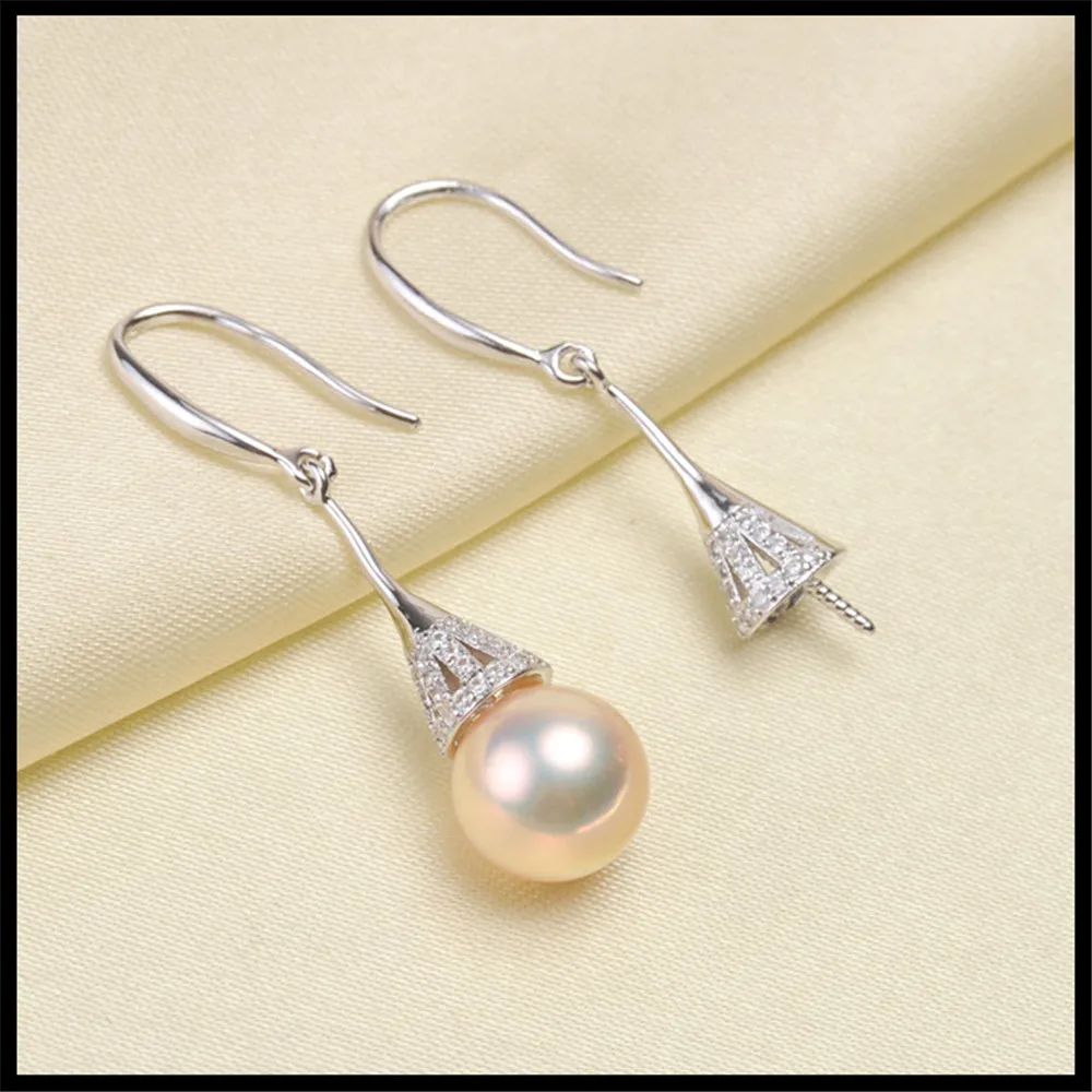 

Unique Design Hot Pearl Earrings Mountings, Drop Earrings Findings Settings Jewelry Parts Fittings Drop Earrings Accessories