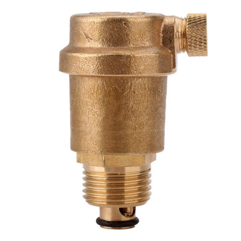 Brass Automatic Air Vent 1/2inch Air Pressure Vent Valve 1.0 MPa for Solar Water Heater Pressure Relief Valve Parts